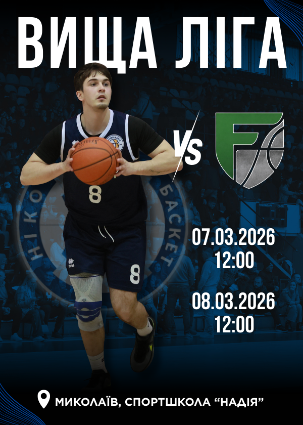 МБК НІКО-БАСКЕТ-2 - БК FREEDOM UA (07.03-08.03)